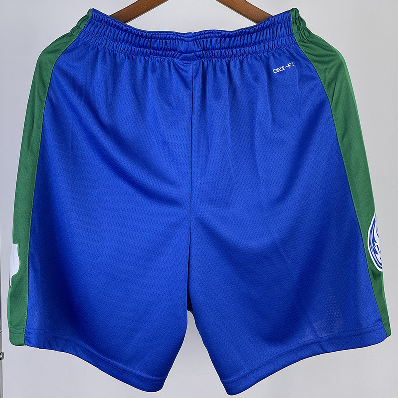 22-23 Dallas Mavericks Blue City Edition Top Quality NBA Pants
