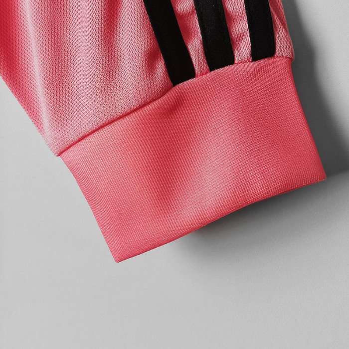 2015-2016 JUV Away Pink Retro Long Sleeve Soccer Jersey (长袖)