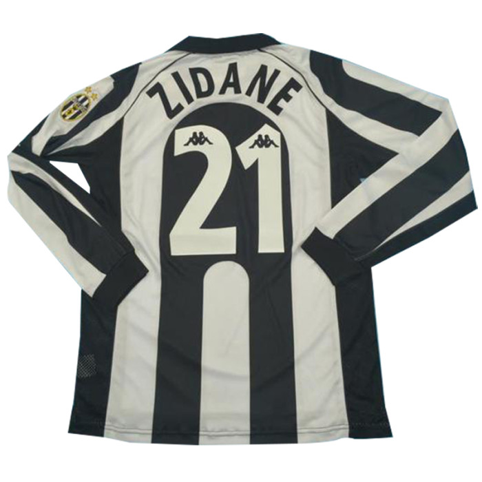 1997-1998 JUV Home Retro Long Sleeve Soccer Jersey (长袖)