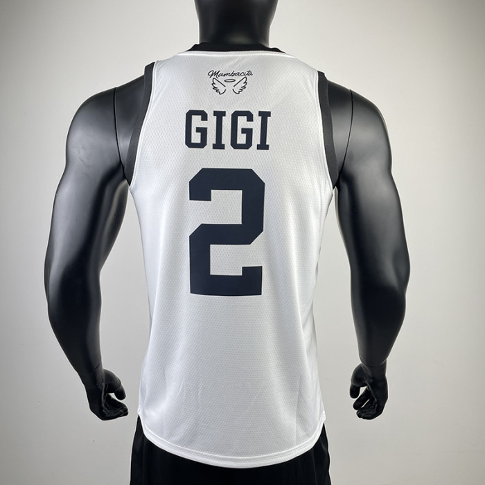 2023 LAKERS GIGI #2 White MAMBA Top Quality Hot Pressing NBA Jersey