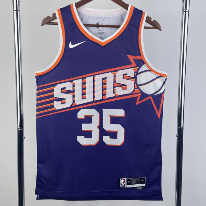 23-24 SUNS DURANT #35 Purple Top Quality Hot Pressing NBA Jersey