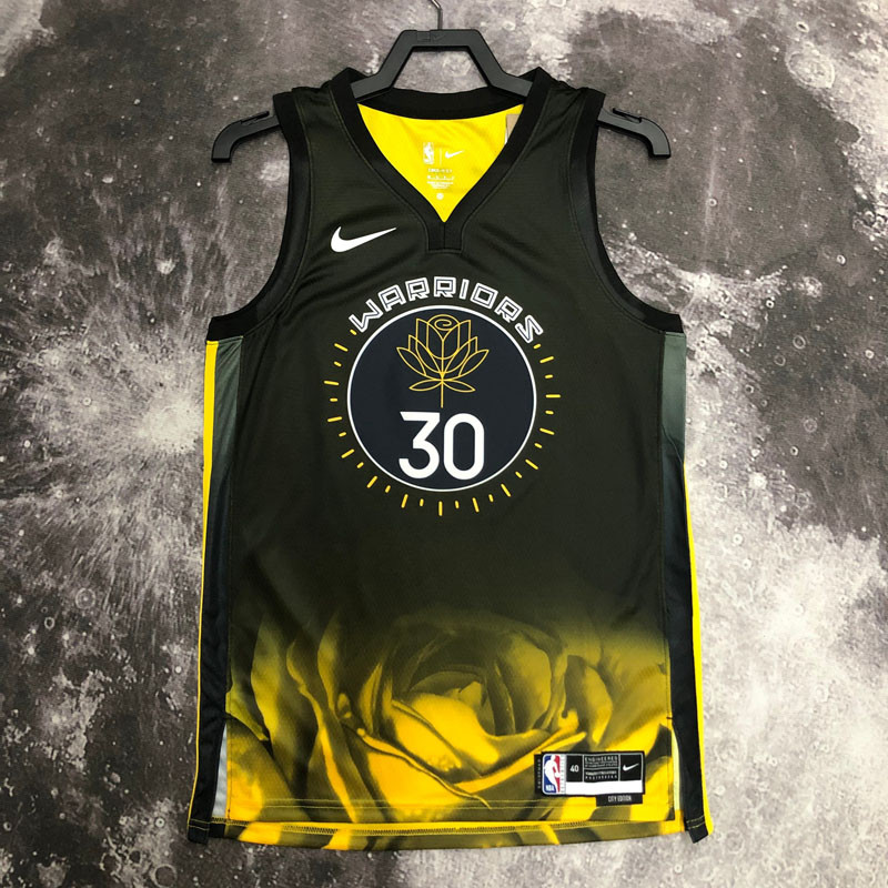 22-23 WARRIORS CURRY #30 Black City Edition Top Quality Hot Pressing NBA Jersey