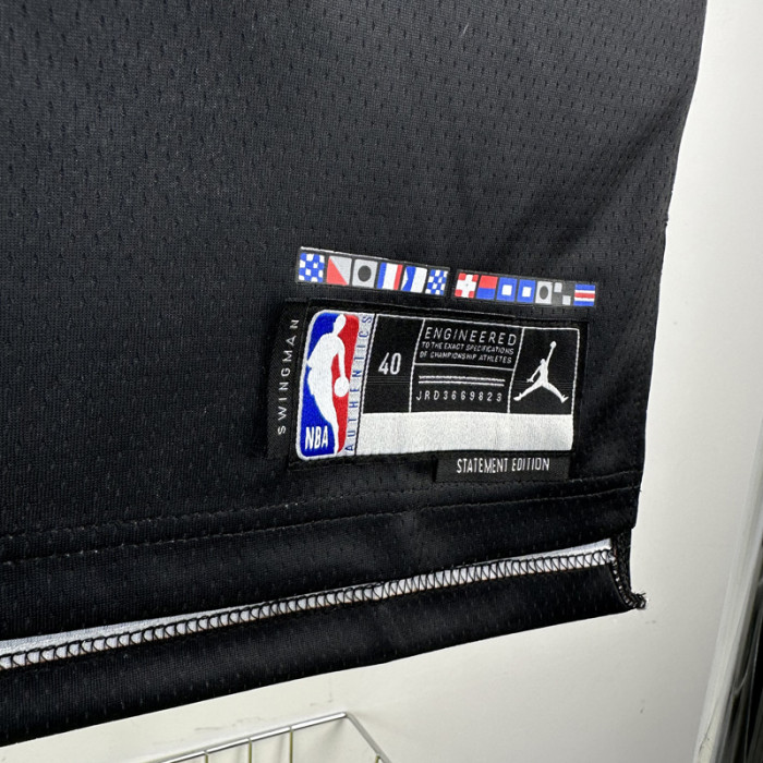 22-23 CLIPPERS HARDEN #1 Black Top Quality Hot Pressing NBA Jersey (Trapeze Edition) 飞人版