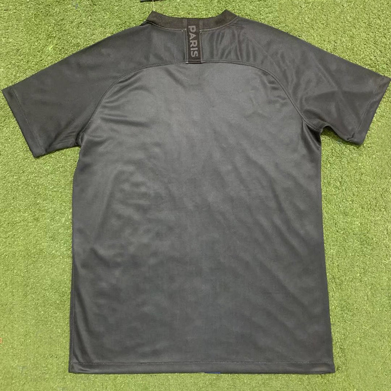 2019-2020 PSG Paris Jordan Black Retro Soccer Jersey