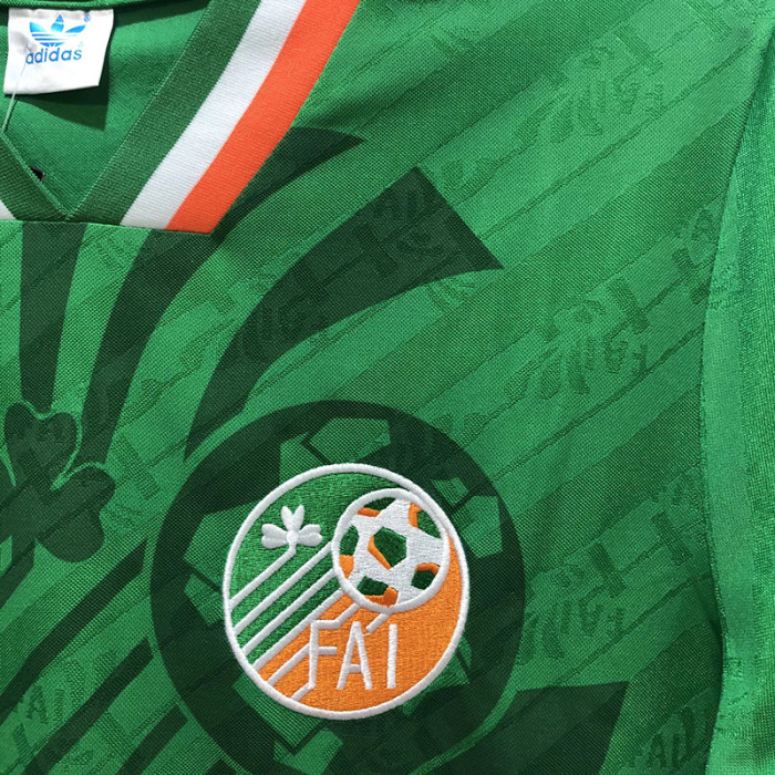 1994 Ireland Home Retro Soccer Jersey (World Cup版)