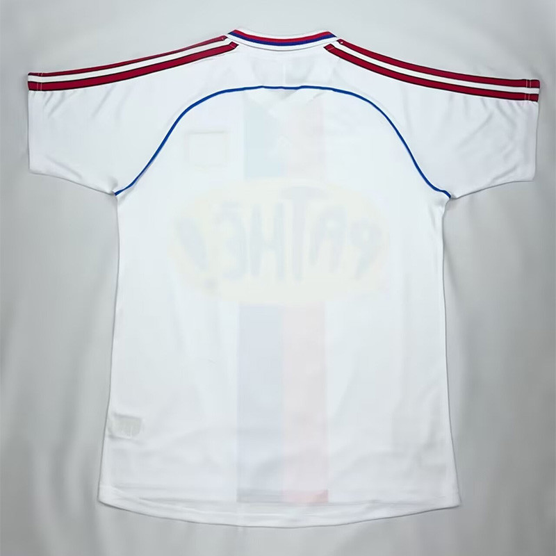 2000-2001 Lyon Home White Retro Soccer Jersey