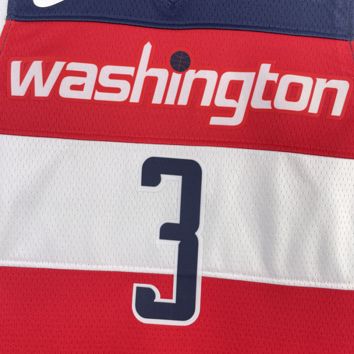 22-23 Wizards BEAL #3 Red Top Quality Hot Pressing NBA Jersey