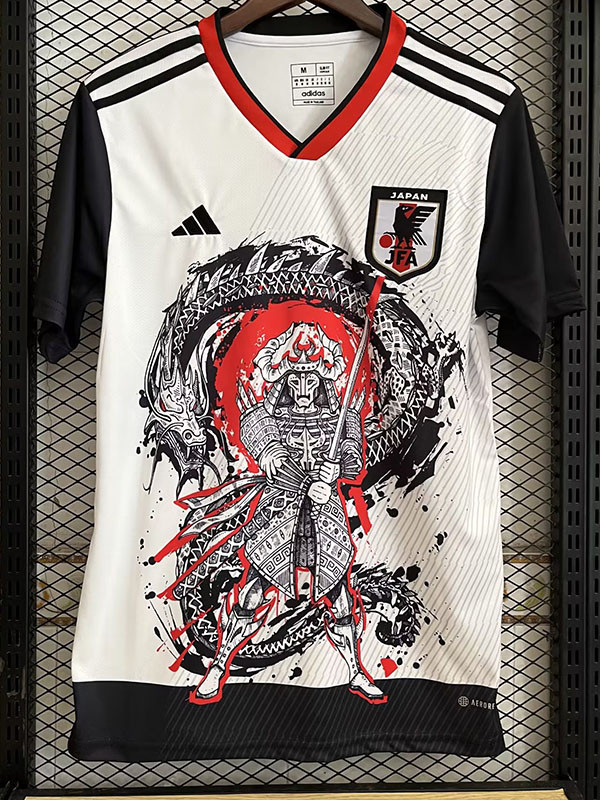 22-23 Japan Special Edition Black White Fans Soccer Jersey (战神)