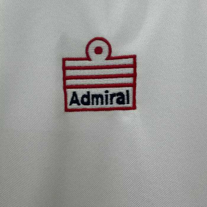 1980-1982 England Home White Retro Soccer Jersey