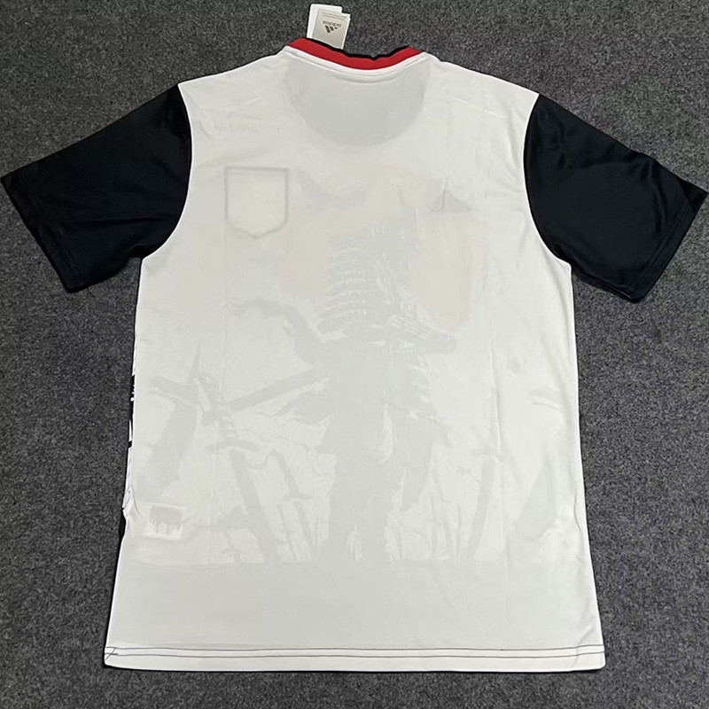 22-23 Japan Special Edition Black White Fans Soccer Jersey (黑武士)