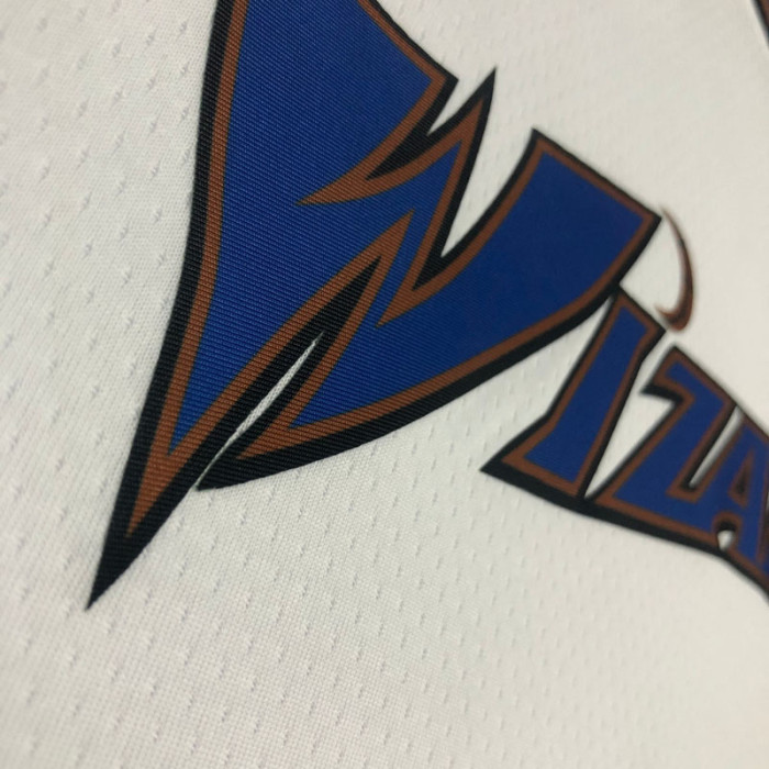22-23 Wizards ARENAS #0 White Top Quality Hot Pressing NBA Jersey (Retro Logo)