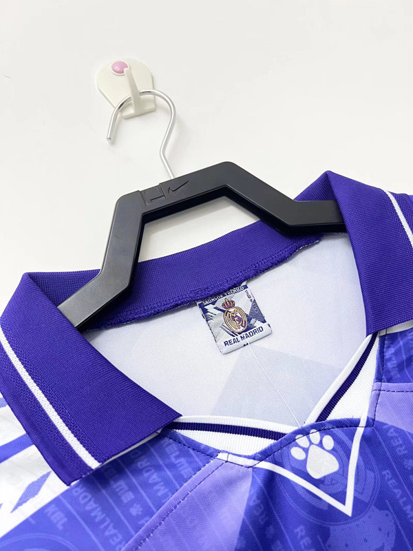 1996-1997 RMA Purple Retro Soccer Jersey