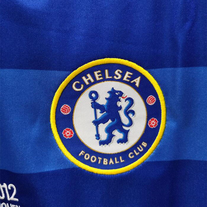 2011-2012 CHE Home Retro Long Sleeve Soccer Jersey(带决赛字) (长袖)