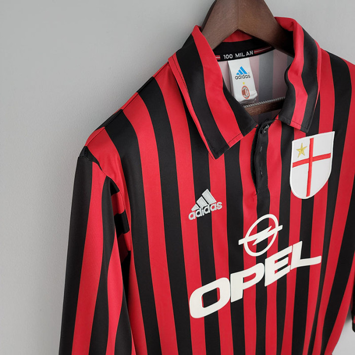 1999-2000 ACM Home Long Sleeve Retro Soccer Jersey (长袖)