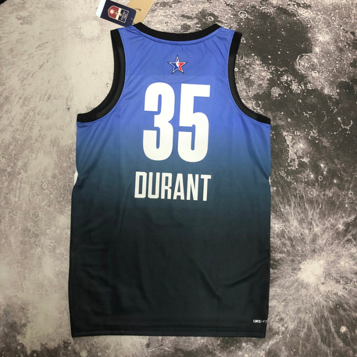 2023 ALL STAR DURANT #35 Blue Top Quality Hot Pressing NBA Jersey (全明星)