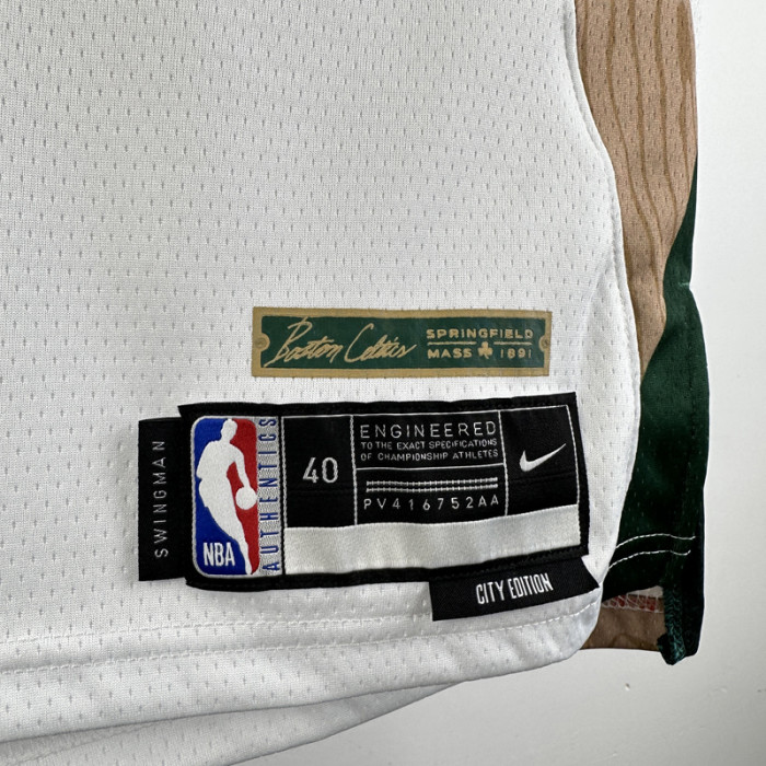 23-24 CELTICS BROWN #7 White City Edition Home Top Quality Hot Pressing NBA Jersey