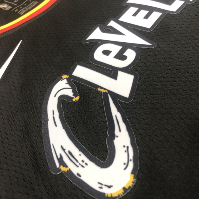 22-23 Cleveland Cavaliers JAMES #23 Black City Edition Top Quality Hot Pressing NBA Jersey