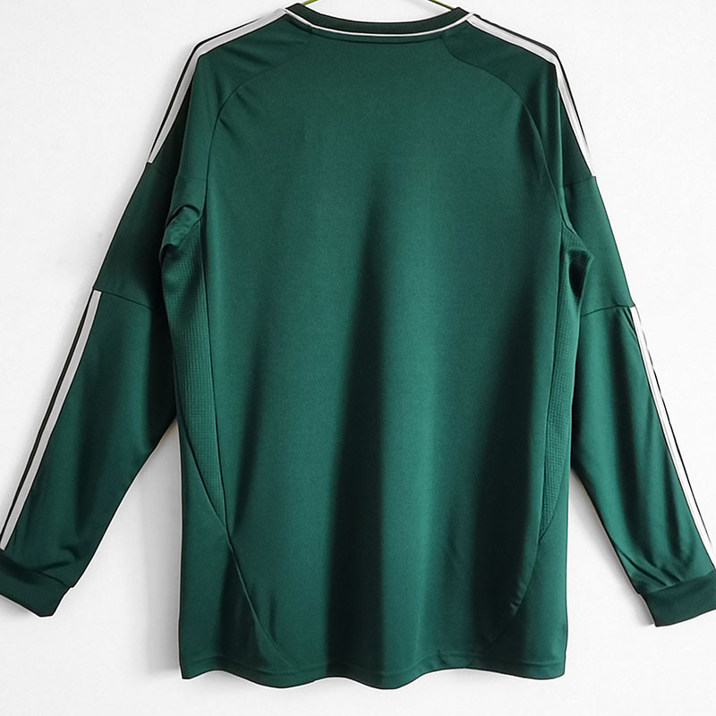 2012-2013 RMA Third Green Long Sleeve Retro Soccer Jersey (长袖)
