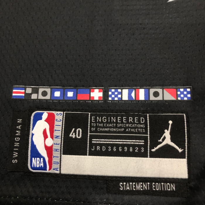 22-23 Clippers WALL #11 Black Top Quality Hot Pressing NBA Jersey (Trapeze Edition)