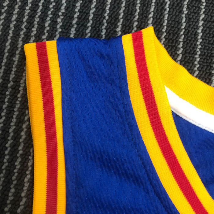 WARRIORS IGUODALA #9 Blue 75th Anniversary Retro NBA Jersey