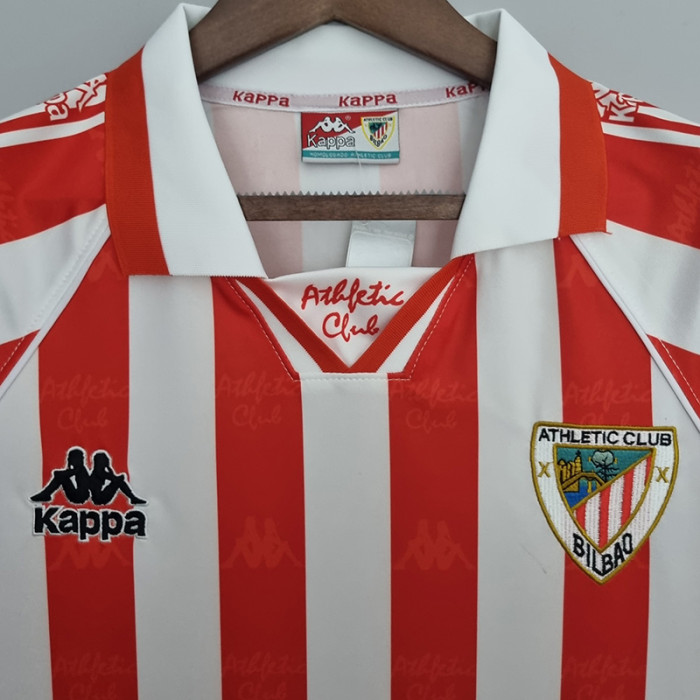 1995-1997 Bilbao Home Retro Soccer Jersey
