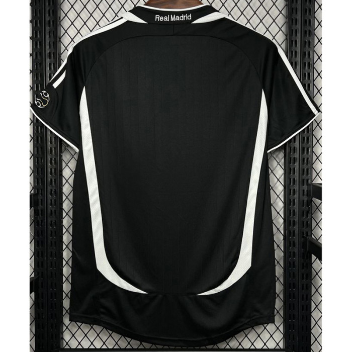 2006-2007 RMA Black Retro Soccer Jersey