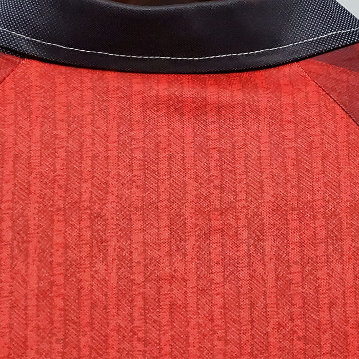 1996 Man Utd Home Long Sleeve Retro Soccer Jersey (长袖)