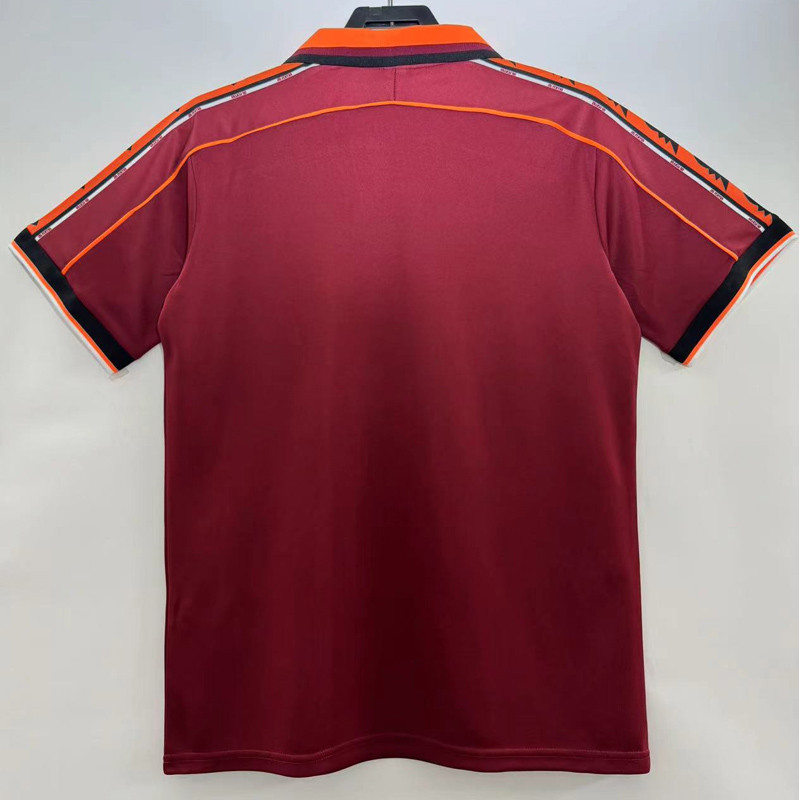 1998-1999 Roma Home Retro Soccer Jersey