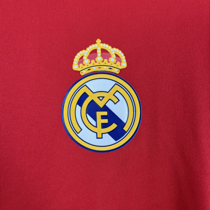 2011-2012 RMA Away Red Long Sleeve Retro Soccer Jersey (长袖)