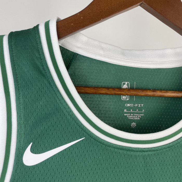 22-23 CELTICS HOLIDAY #4 Green Top Quality Hot Pressing NBA Jersey