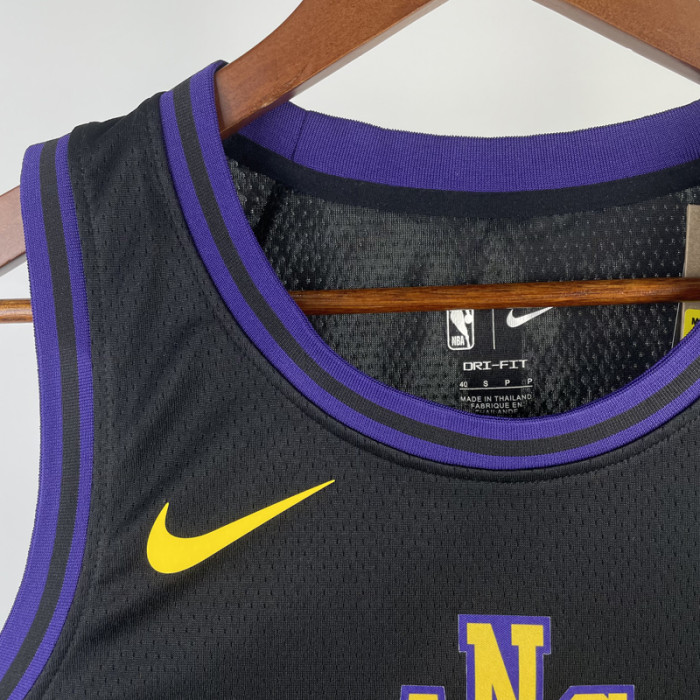 23-24 LAKERS HACHIMURA #28 Black City Edition Top Quality Hot Pressing NBA Jersey