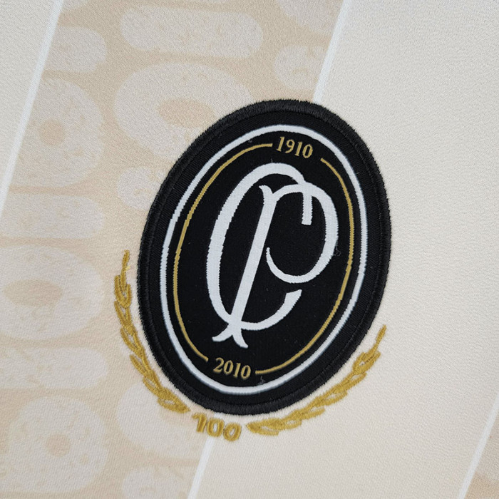 2010 Corinthians Commemorative Edition Retro Soccer Jersey