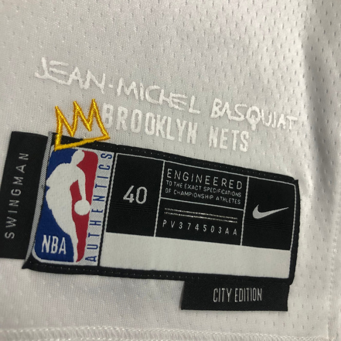 22-23 NETS IRVING #11 White City Edition Top Quality Hot Pressing NBA Jersey