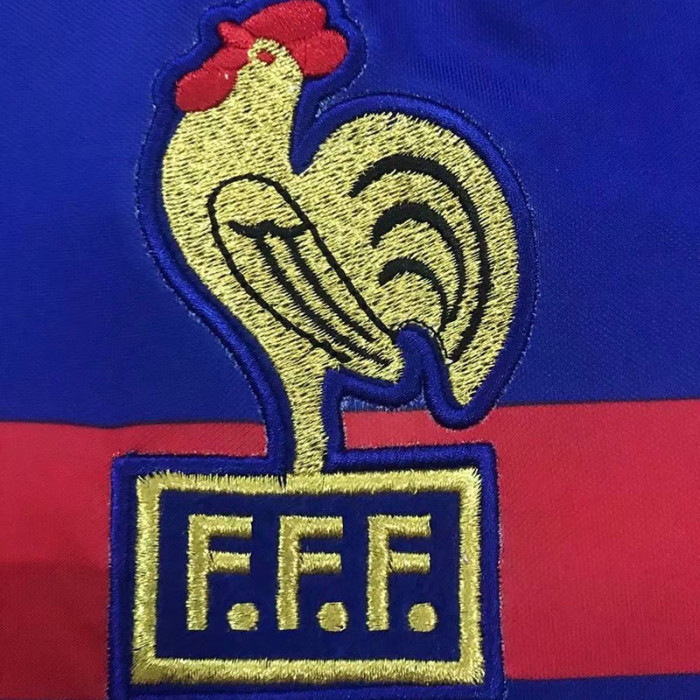 1984-1986 France Home Retro Soccer Jersey