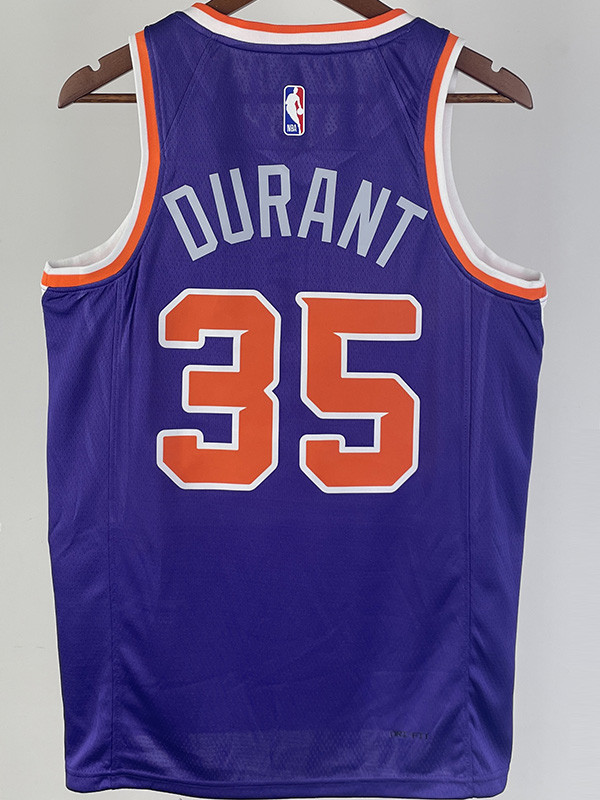 22-23 SUNS DURANT #35 Purple Top Quality Hot Pressing NBA Jersey