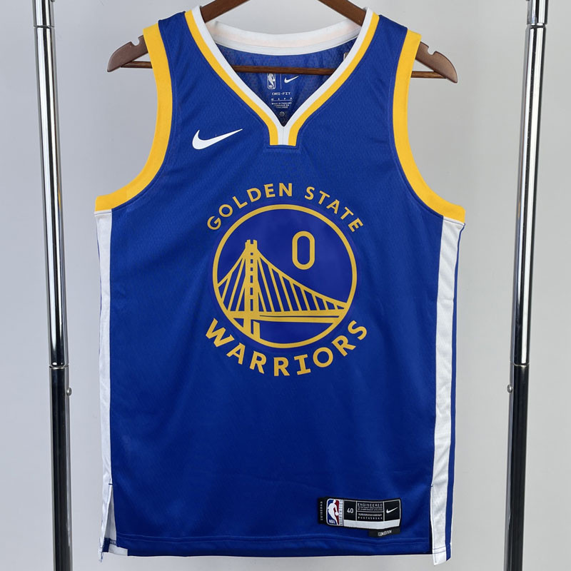 22-23 WARRIORS PAYTON II #0 Blue Top Quality Hot Pressing NBA Jersey (V领)