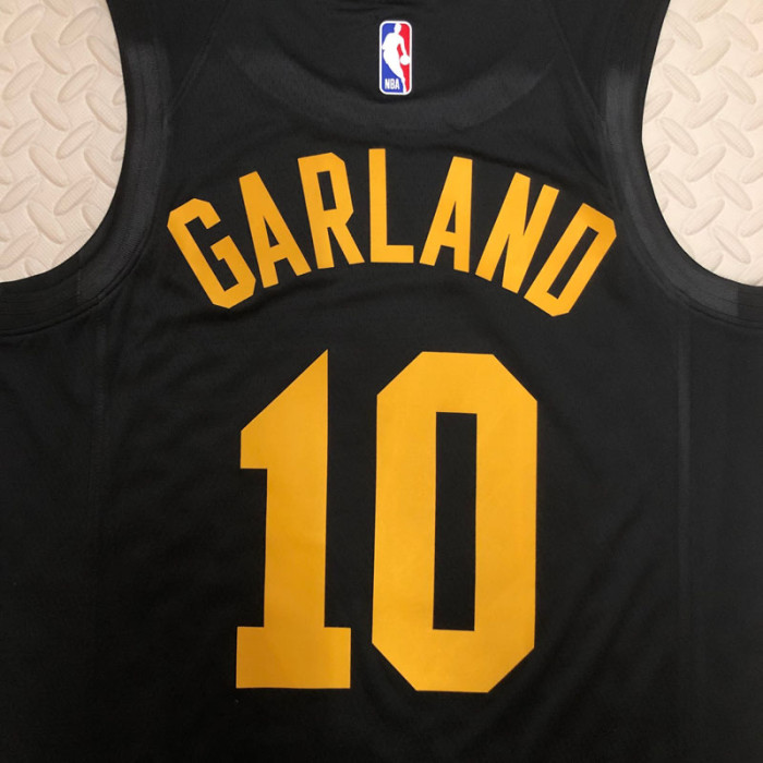 22-23 Cleveland Cavaliers CARLAND #10 Black Top Quality Hot Pressing NBA Jersey (Trapeze Edition)