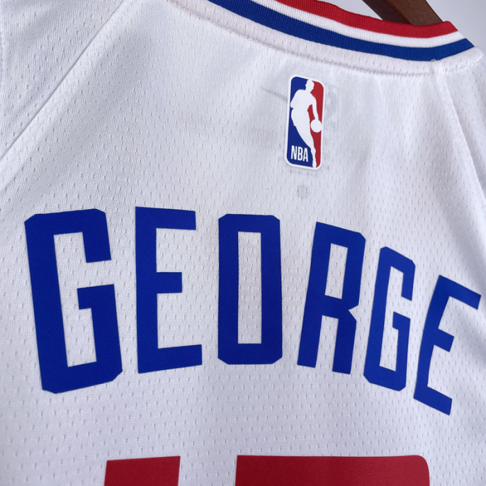 22-23 Clippers GEORGE #13 White Top Quality Hot Pressing NBA Jersey