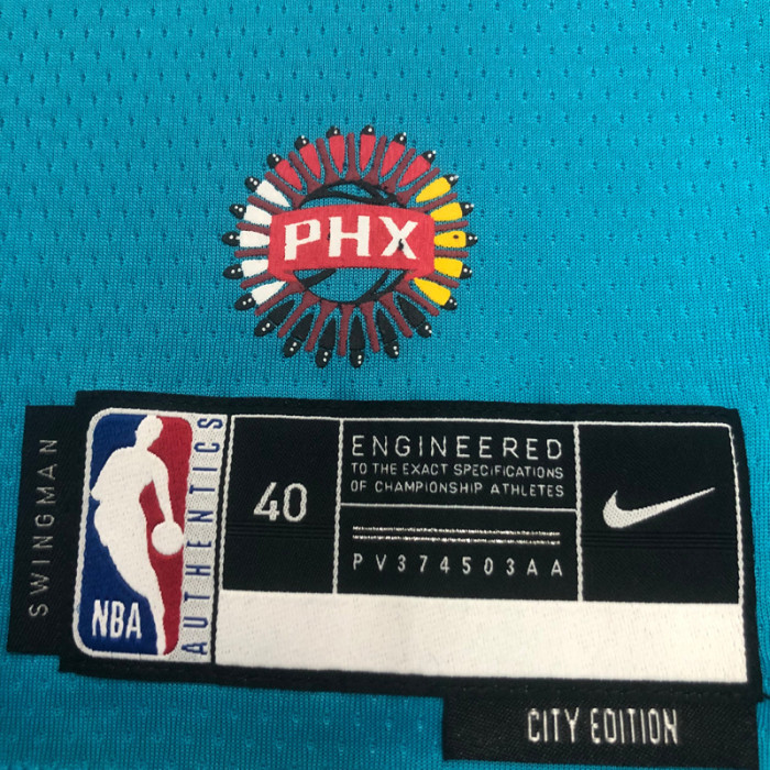 SUNS Booker #1 Blue Top Quality Hot Pressing NBA Jersey