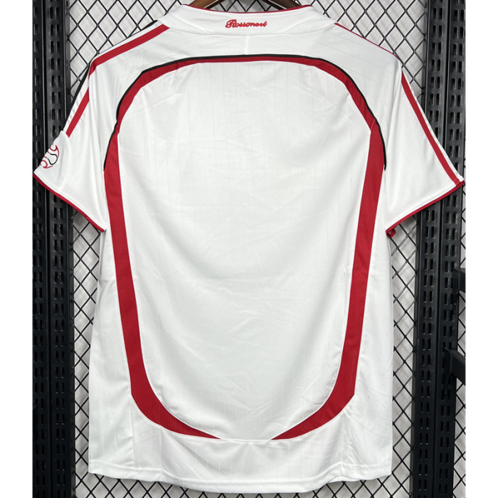 2006-2007 ACM Away White Retro Soccer Jersey(带决赛字)