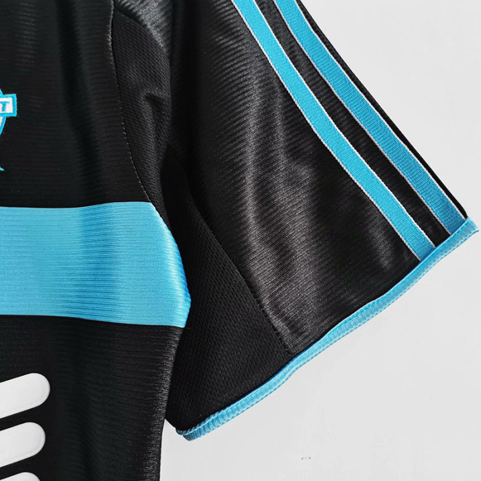 1999-2000 Marseille Away Black Retro Soccer Jersey