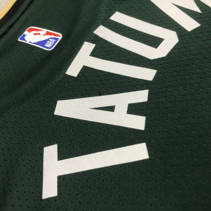 22-23 Celtics TATUM #0 Green City Edition Top Quality Hot Pressing NBA Jersey