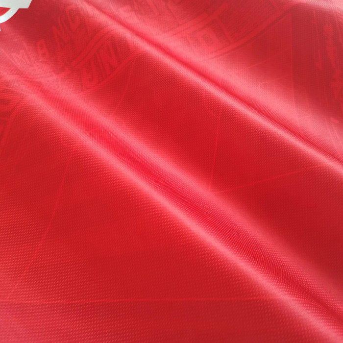1994-1996 Man Utd Home Long sleeve Retro soccer jersey (长袖)