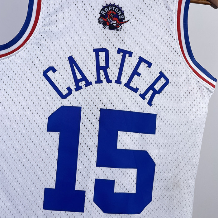 ALL-STAR CARTER #15 White Top Quality Hot Pressing NBA Jersey