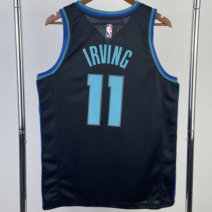 22-23 Dallas Mavericks IRVING #11 Blue Black Top Quality Hot Pressing NBA Jersey