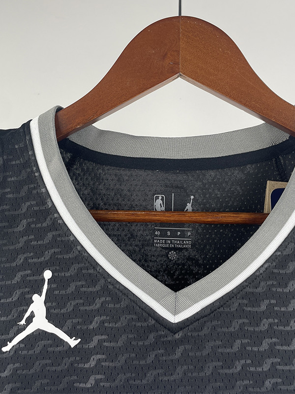 22-23 Kings FOX #5 Black Top Quality Hot Pressing NBA Jersey (Trapeze Edition)飞人版