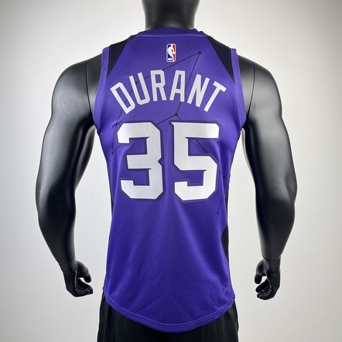 2017-18 SUNS DURANT #35 Royal Blue City Edition Top Quality Hot Pressing NBA Jersey
