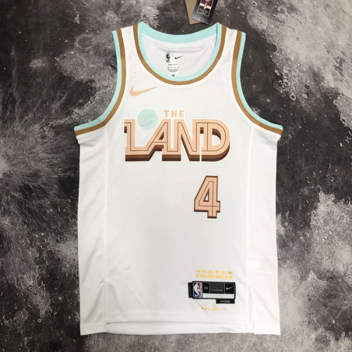 22-23 Cleveland Cavaliers MOBLEY #4 White City Edition Top Quality Hot Pressing NBA Jersey