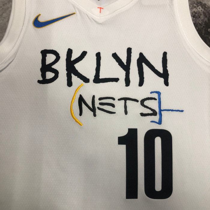 22-23 NETS SIMMONS #10 White City Edition Top Quality Hot Pressing NBA Jersey
