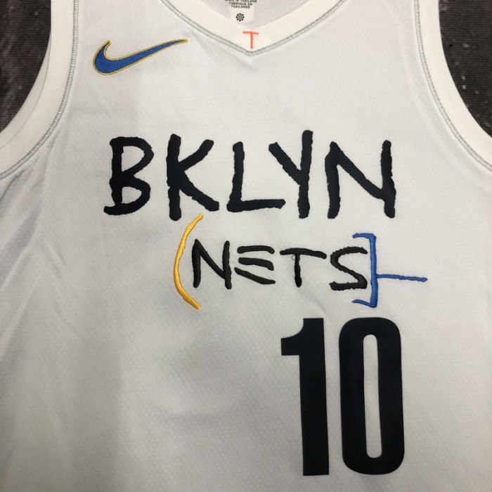 22-23 Nets SIMMONS #10 White City Edition Top Quality Hot Pressing NBA Jersey